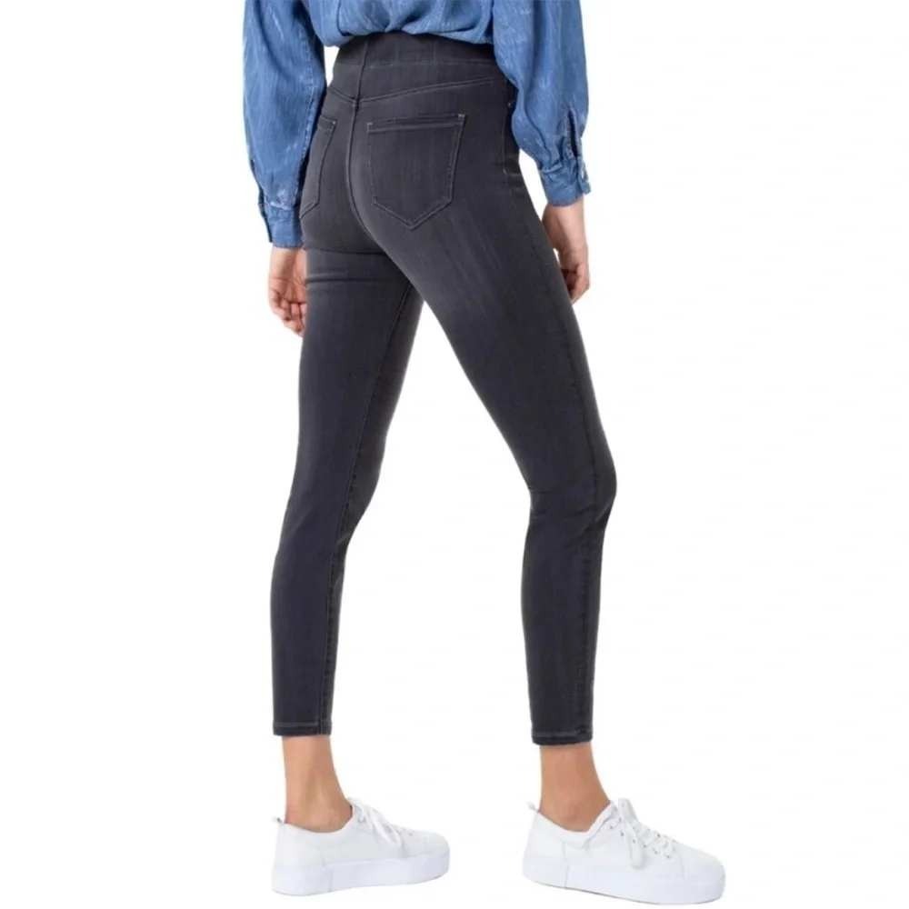 Liverpool Chloe Pull On Ankle Skinny Jeans Womens Size 6 28 Gray Meteorite NEW